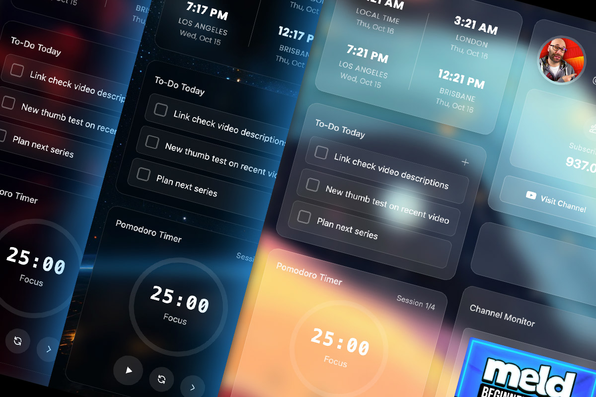 Customizable Dashboard